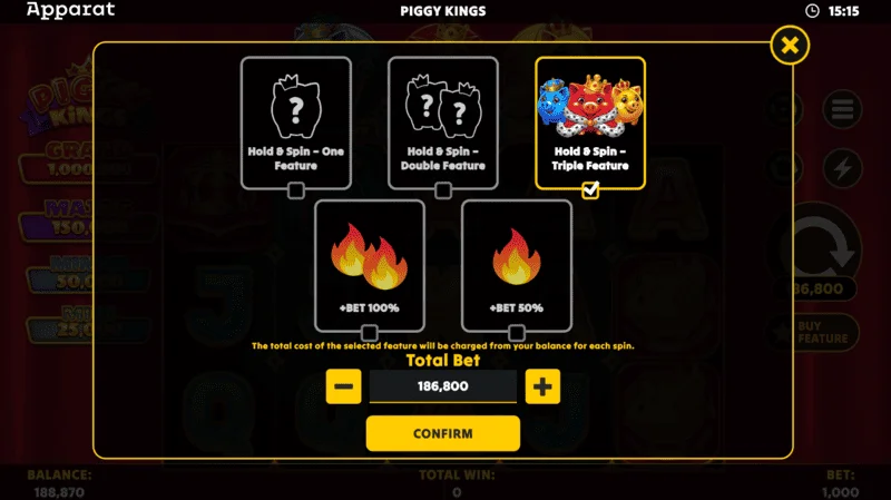 Piggy Kings – veľká výhra v Hold and Spin