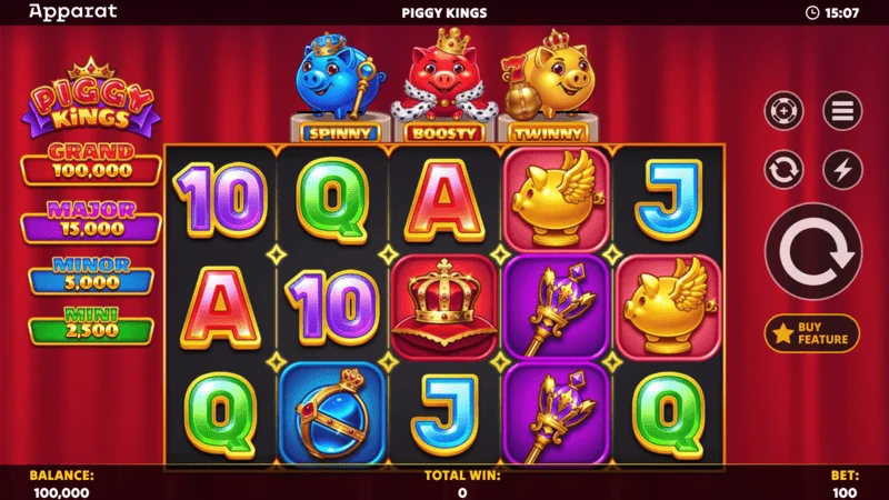 Piggy Kings – spustenie Hold and Spin s Boosty